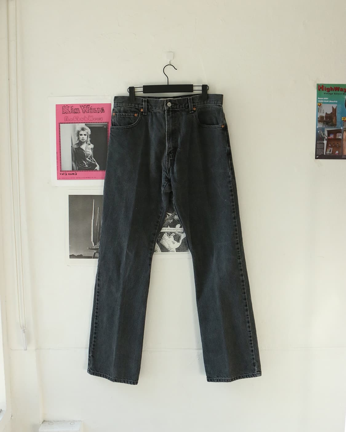 리바이스 517 흑청 부츠컷 데님 팬츠   상품이미지3