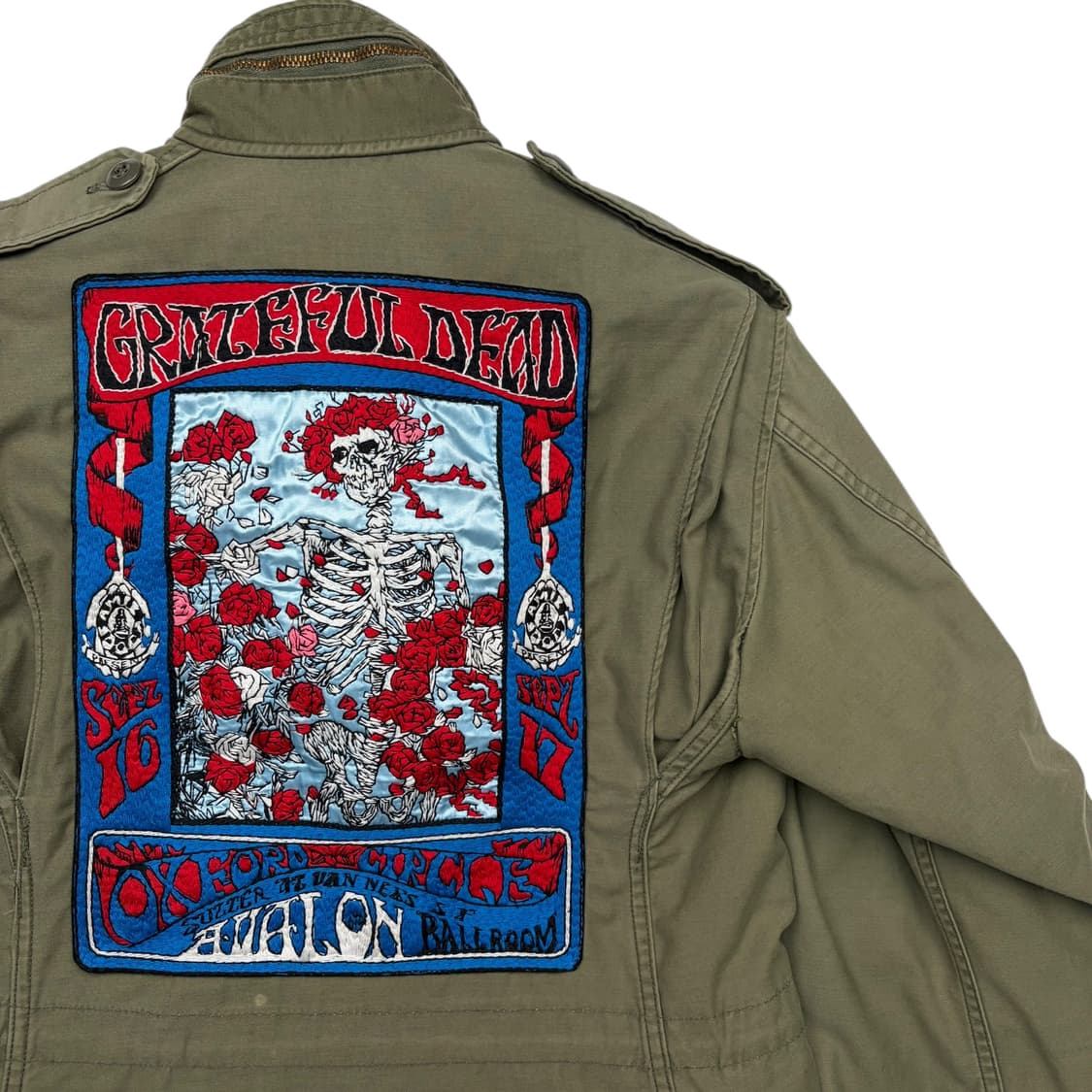 R13 그레이트풀데드 패치 M-65 필드자켓 OS 상품이미지2