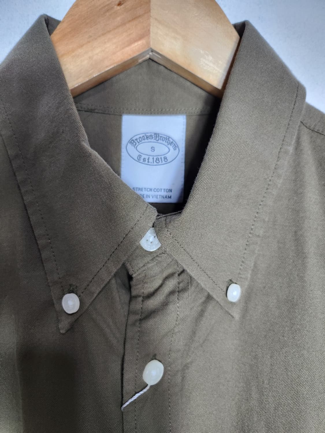 S 브룩스브라더스 솔리드 셔츠 상품이미지2
