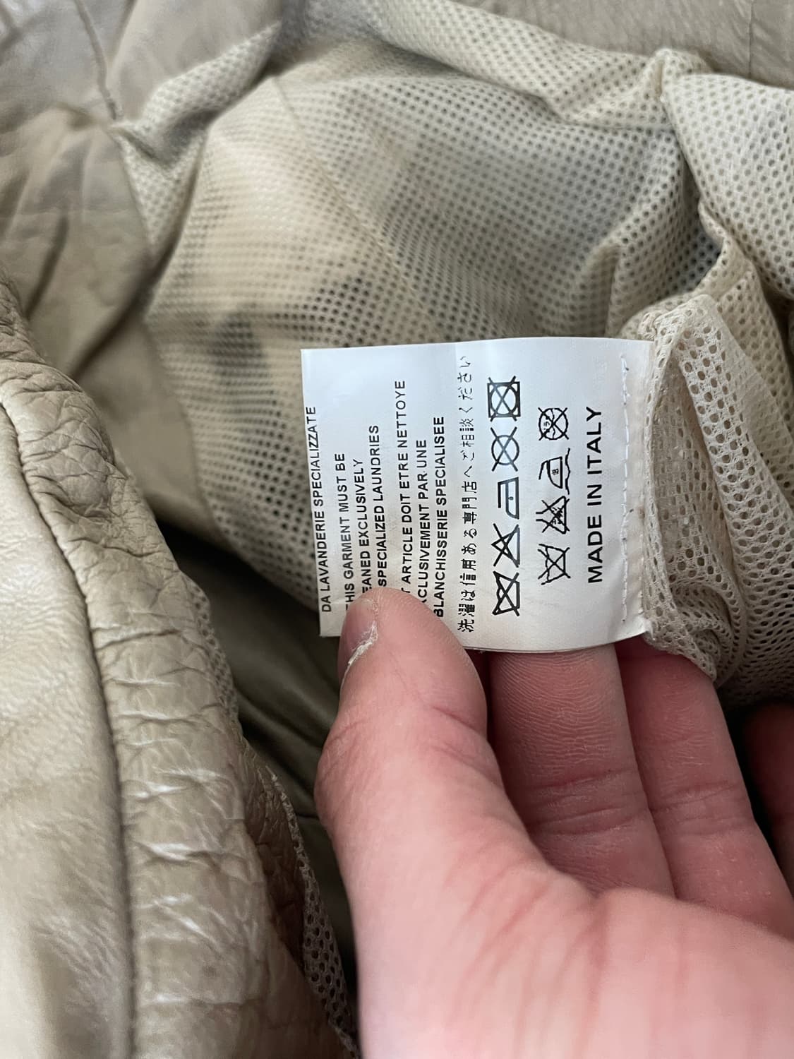 베아트리스 이태리 사선 집업 레더 재킷 y2k goa J03927 상품이미지6