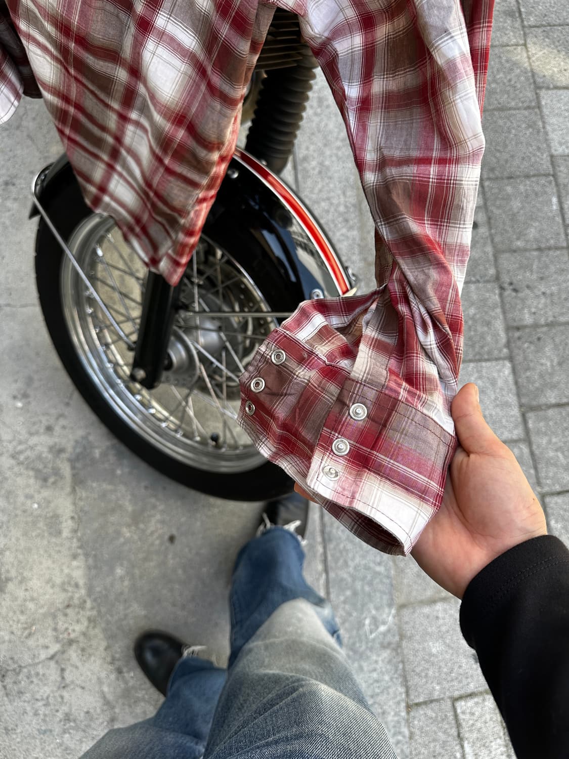 PLAINS Western Wear 체크 웨스턴 셔츠 상품이미지3