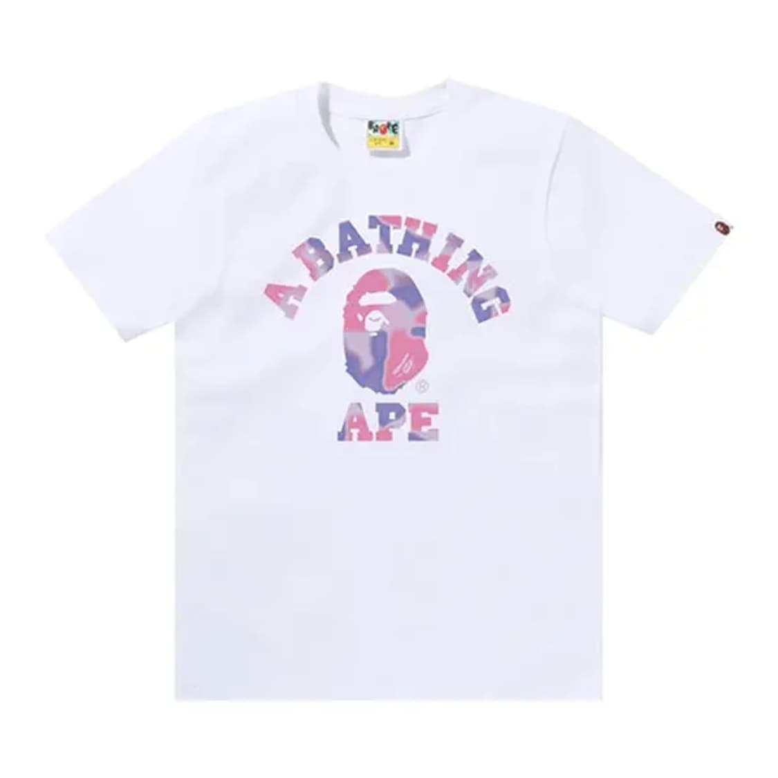 베이프 카모 리퀴드 반팔 티셔츠 여성 상품이미지1