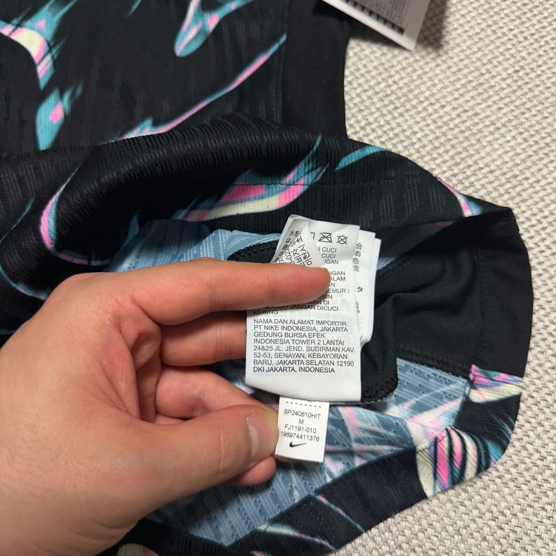 나이키 2024 대한민국 선수지급용 황희찬 마킹 어웨이 유니폼 상품이미지6