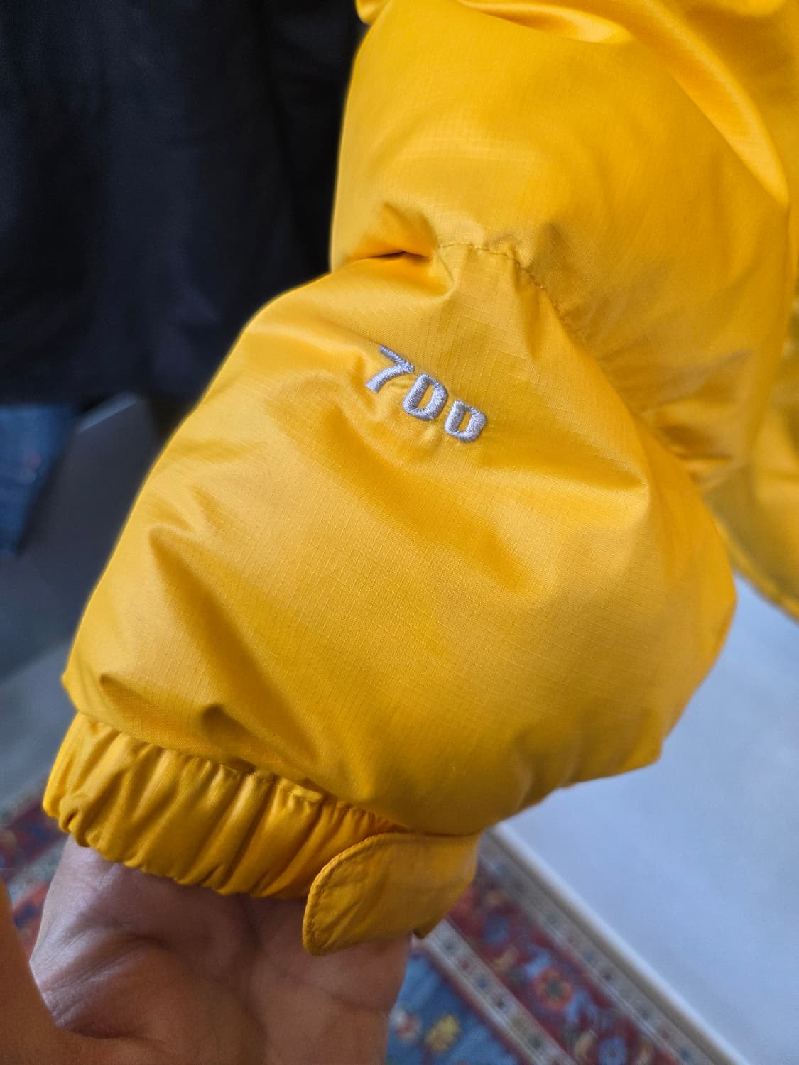 노스페이스 700 눕시 구스다운 패딩 노랑검 95 상품이미지4