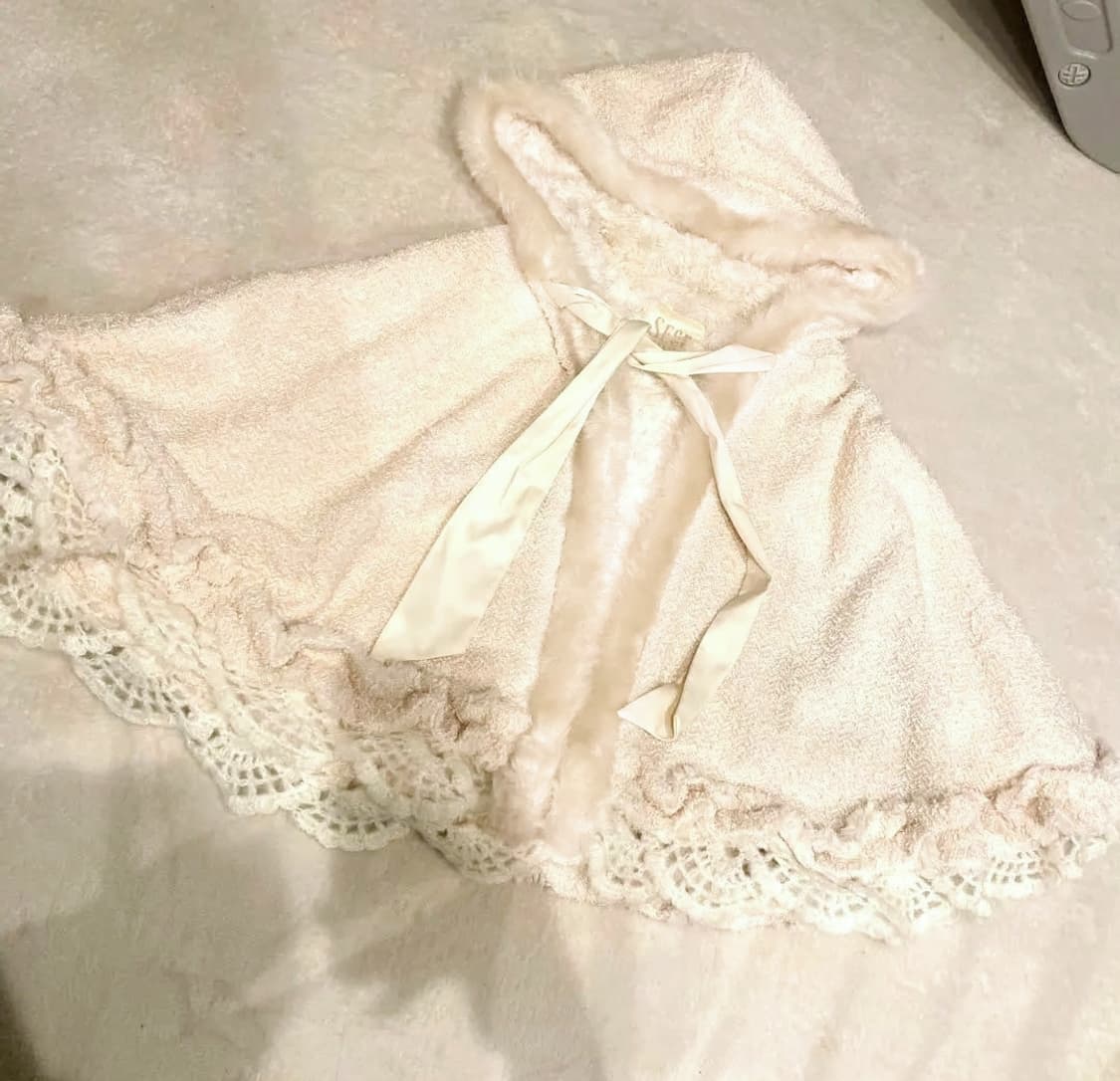 빈티지 니트망토 케이프 그런지페어리 캐캐체 모리걸 핀터깔 달천 대장y2k 상품이미지2