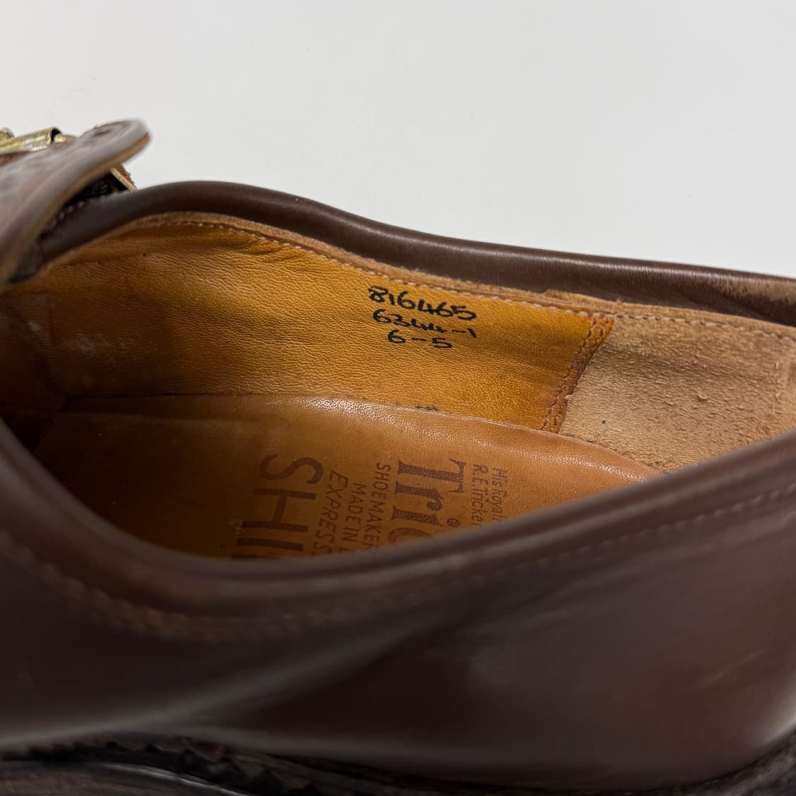 Tricker's x Ships belted shoes 상품이미지8