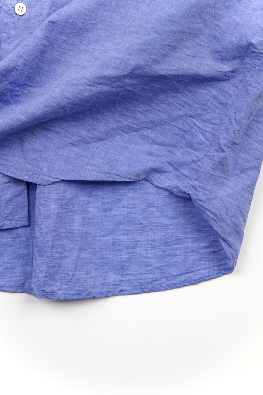 PORTER CLASSIC 롤업 C/L 셔츠 블루 상품이미지4