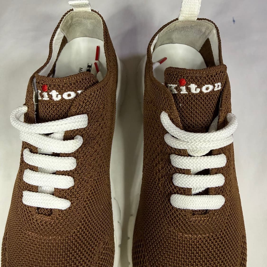 키톤 니트 핏 러닝 슈즈 스니커즈 브라운 상품이미지4