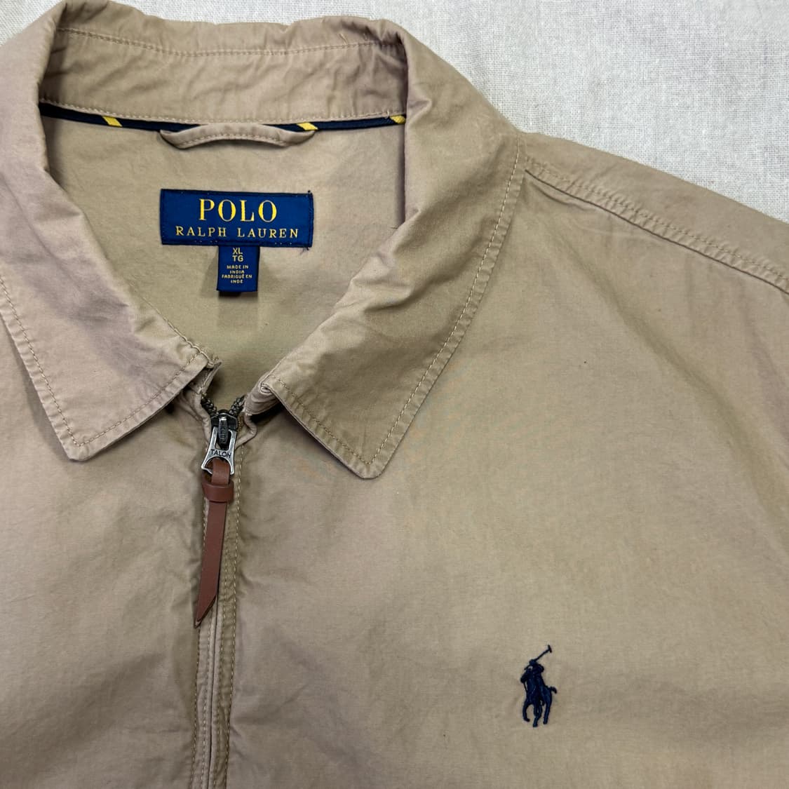 폴로랄프로렌 베이지 코튼 스윙 자켓 XL 상품이미지3