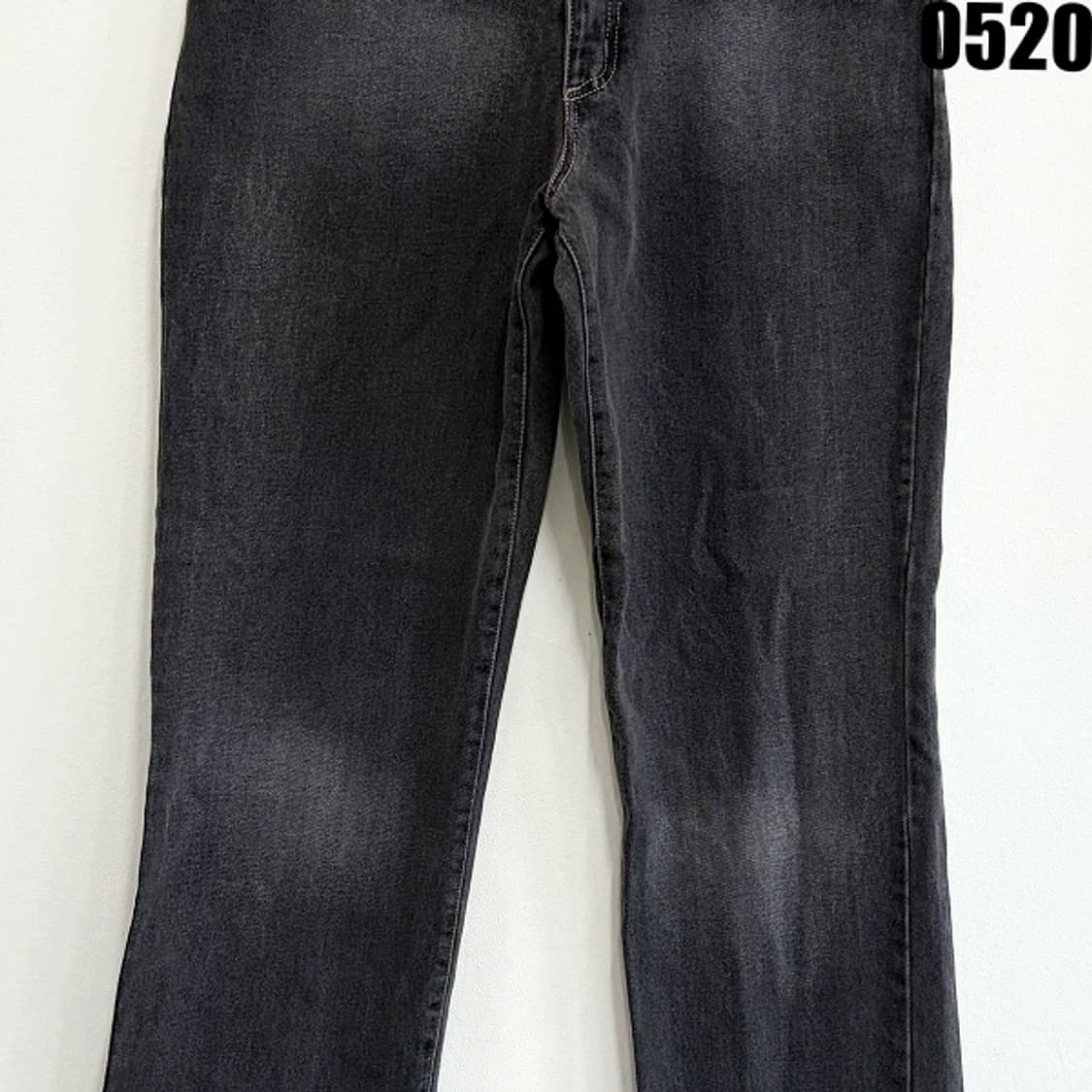 Lee 워싱 블랙 데님 팬츠 84-97 0520 상품이미지3