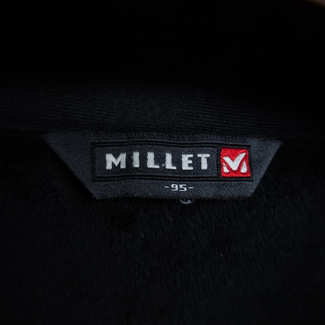 95-100 ) 밀레 남성 내피겸용 후리스 자켓 블랙 상품이미지5