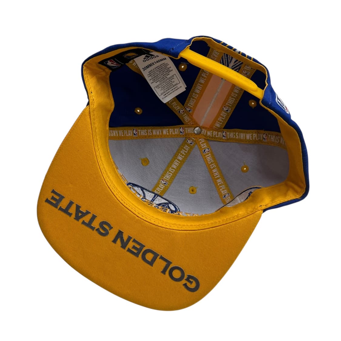 아디다스 X NBA 옐로우 배색 블루 스냅백 상품이미지9