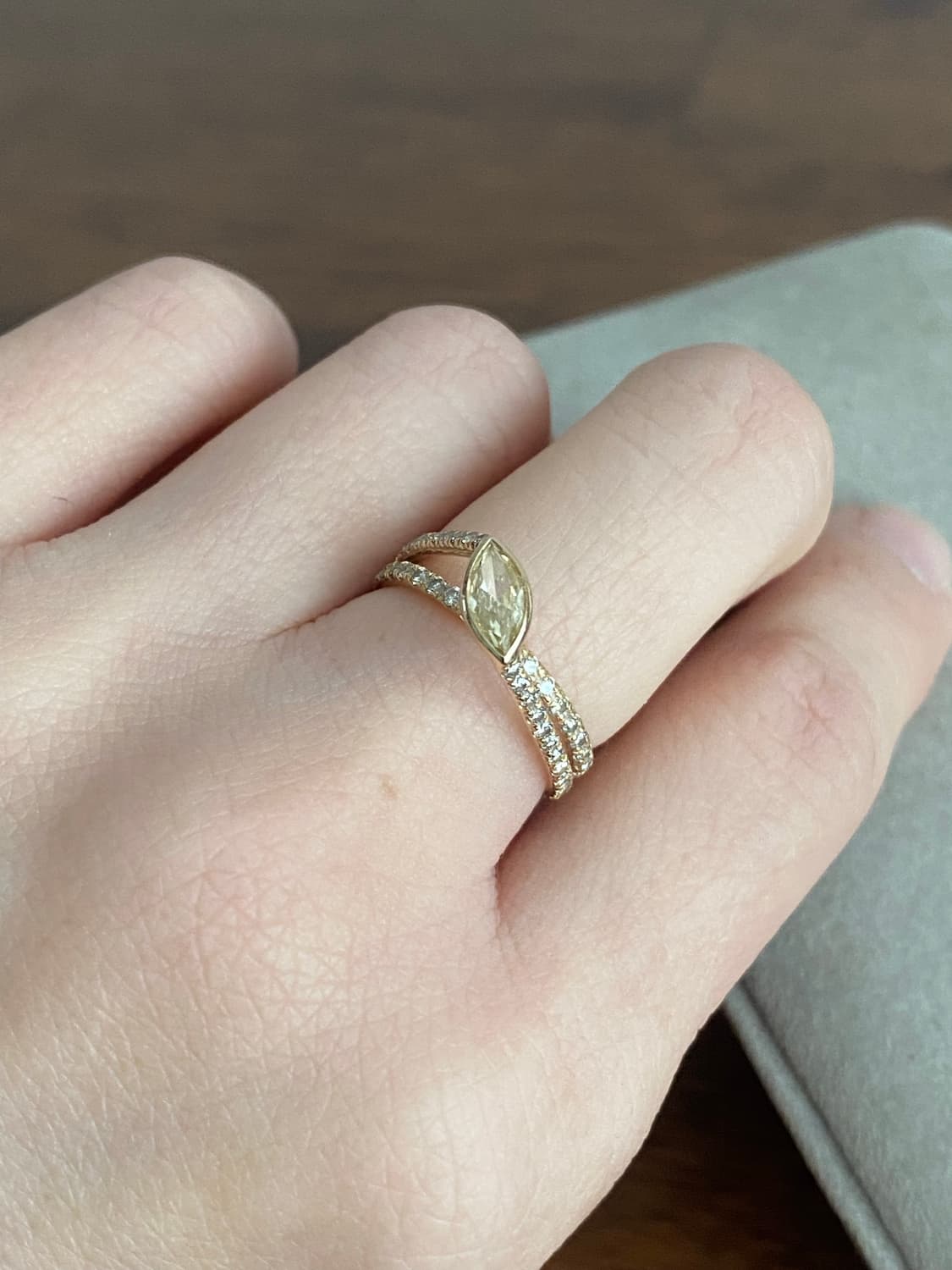 천연 다이아몬드 반지(14K) 상품이미지3