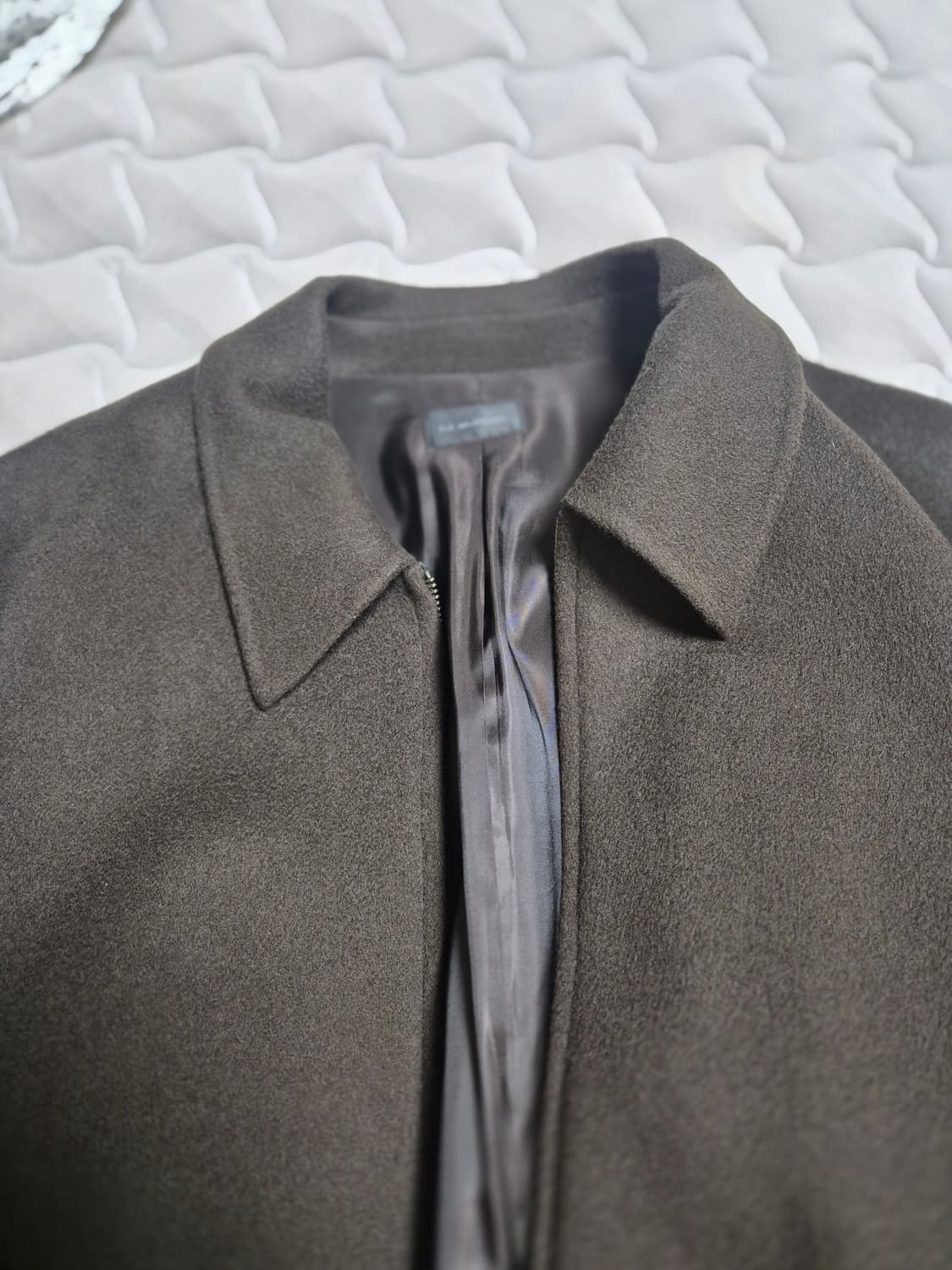 마마가리 핸드메이드블루종 다크브라운 50사이즈 팝니다 상품이미지3