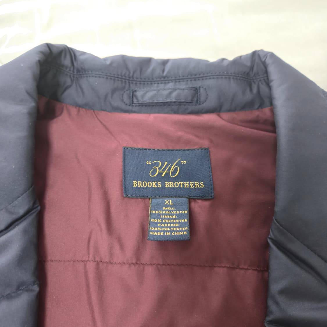 브룩스브라더스 경량 패딩 자켓 네이비 XL 상품이미지4