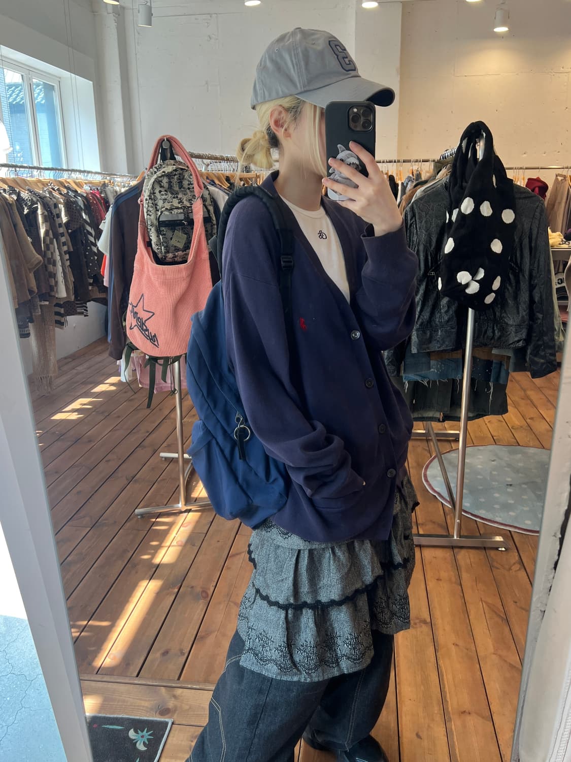 폴로 그레이 볼캡 상품이미지6