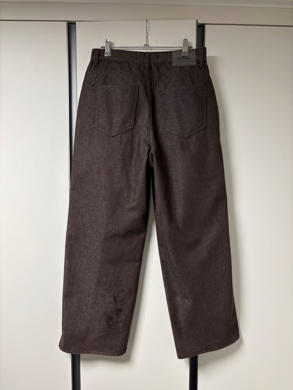 86ROAD / WIDE ONE TUCK DENIM BROWN / WID 상품이미지4