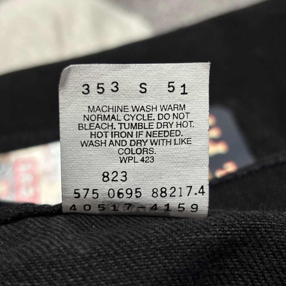 90s 빈티지 리바이스 517 블랙 허리46cm 상품이미지8