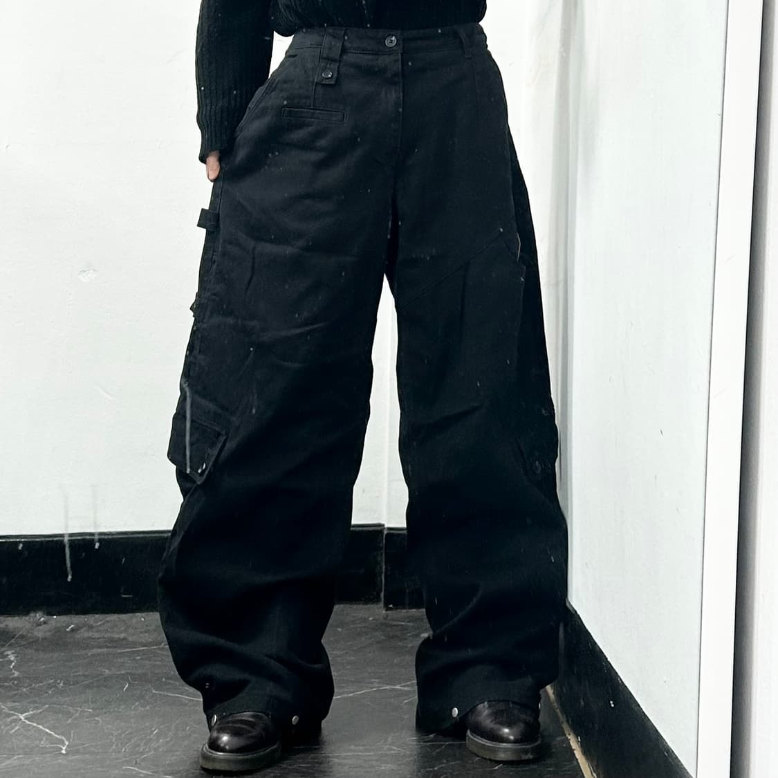 루저스 클럽 멀티 카고포켓 와이드 면팬츠 상품이미지2