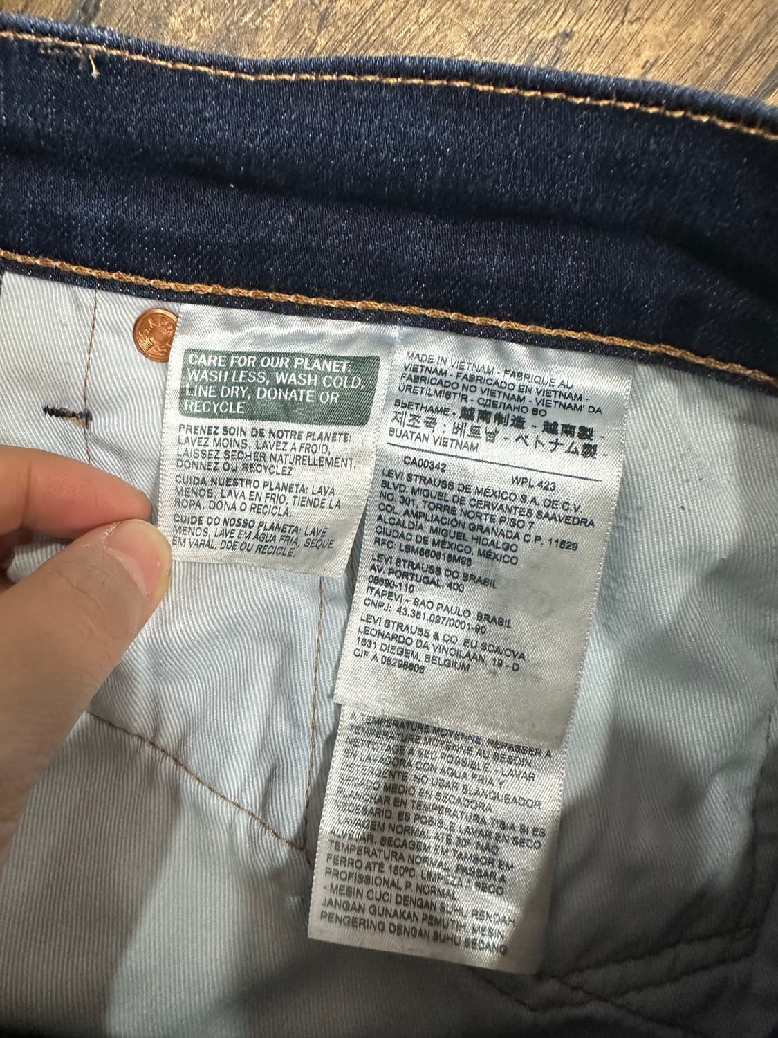 리바이스 프리미엄 502 W34 L32 청바지 상품이미지5