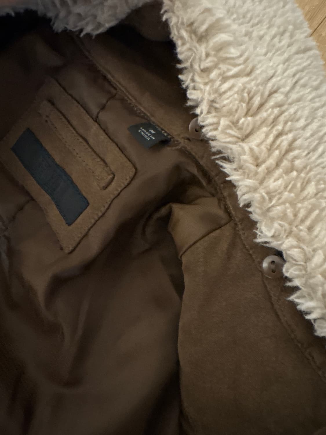 유니클로 스웨이드 점퍼 M 상품이미지3