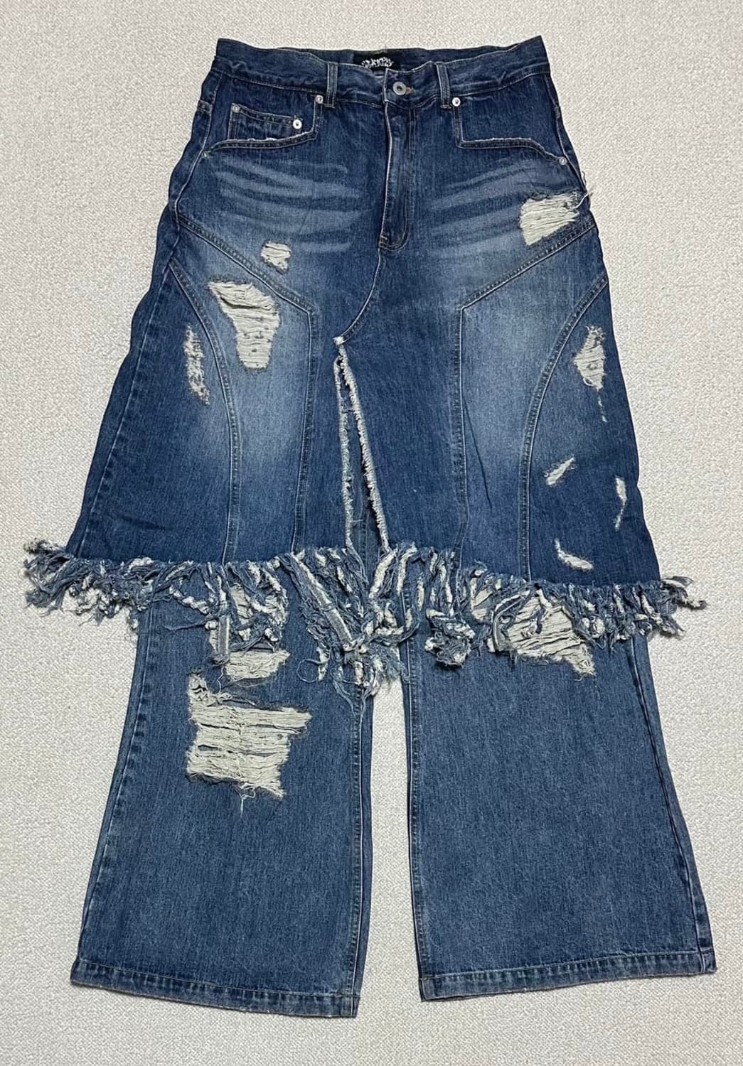 선데이오프클럽 레이어드 스커트 팬츠 상품이미지3