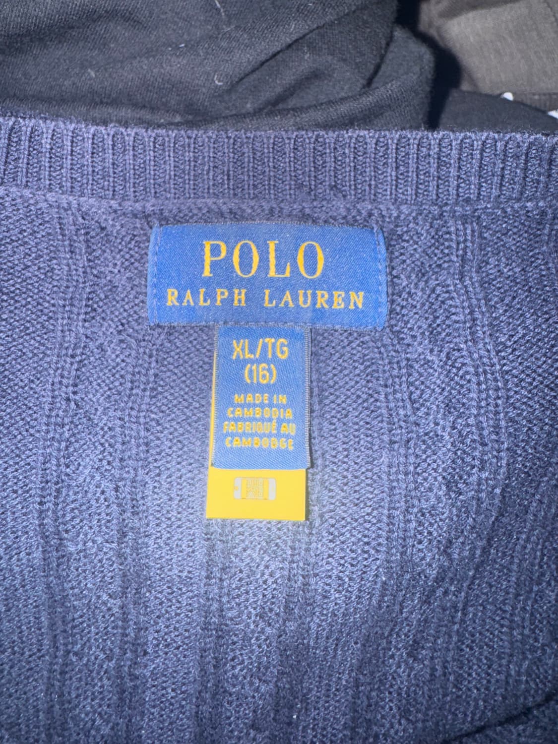 폴로 랄프로렌 네이비 니트 가디건 상품이미지2