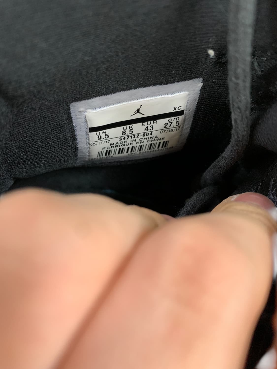 나이키 에어 조던 1 레트로 하이 스트랩 블랙 275 상품이미지9