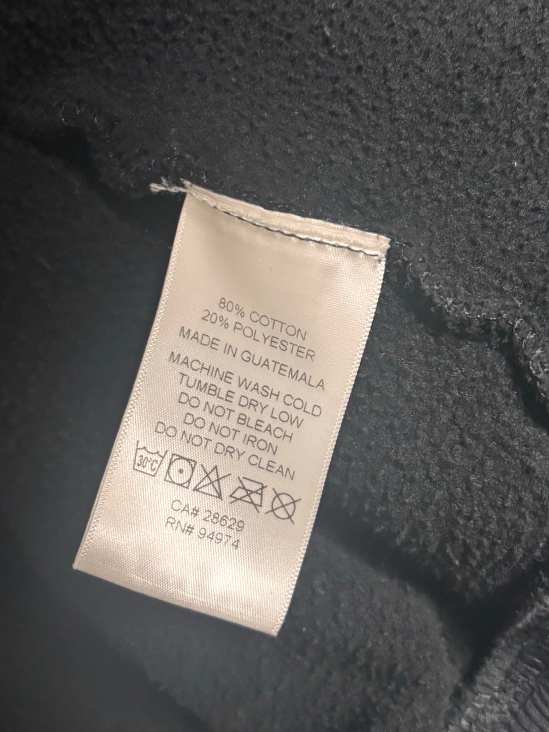 [L] 정품 스투시 베이직 로고 후드집업 블랙 상품이미지9