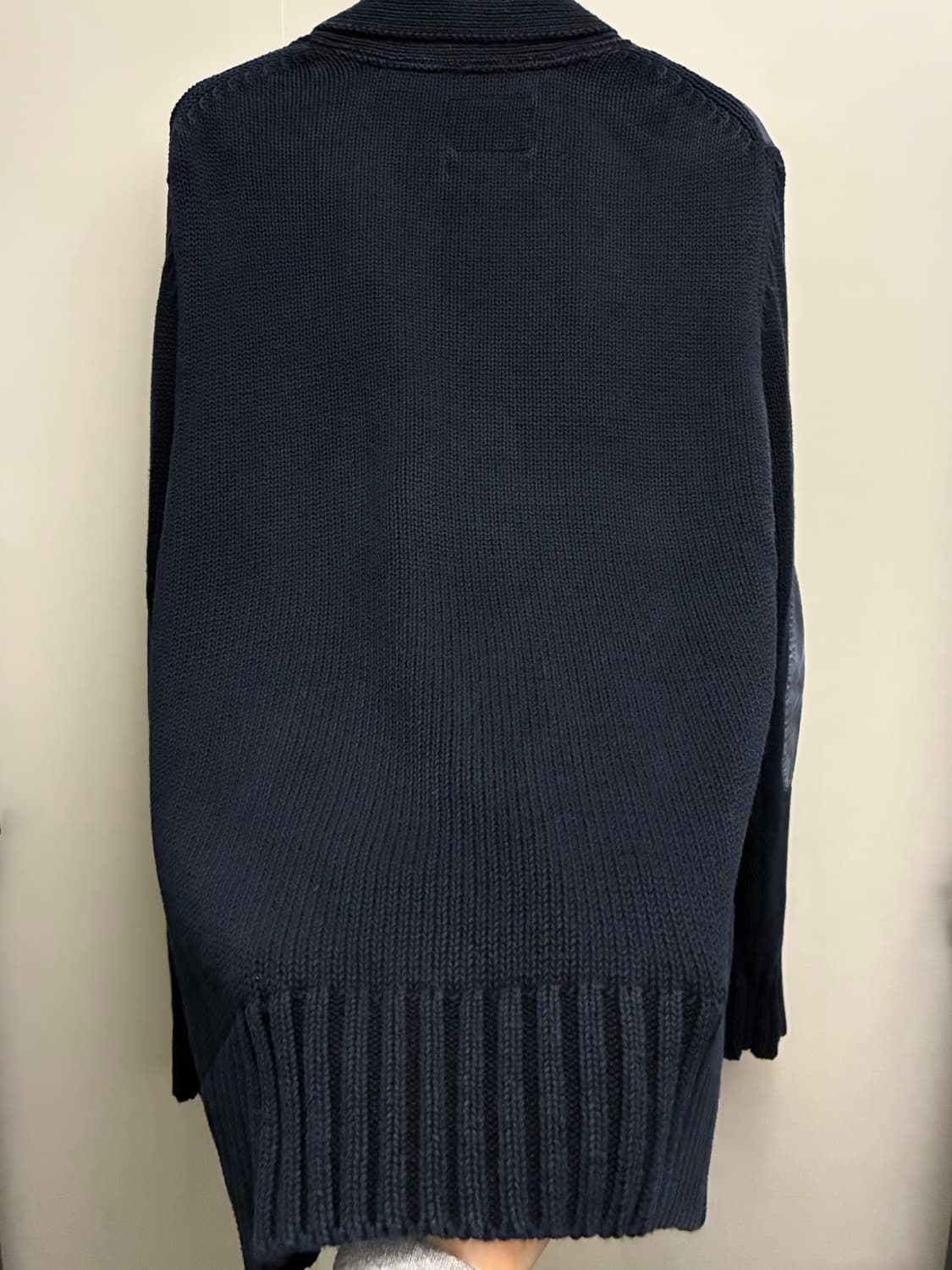 (S/100)올세인츠 스피탈필즈 엘보패치 토글 더플 숄카라 가디건 상품이미지8