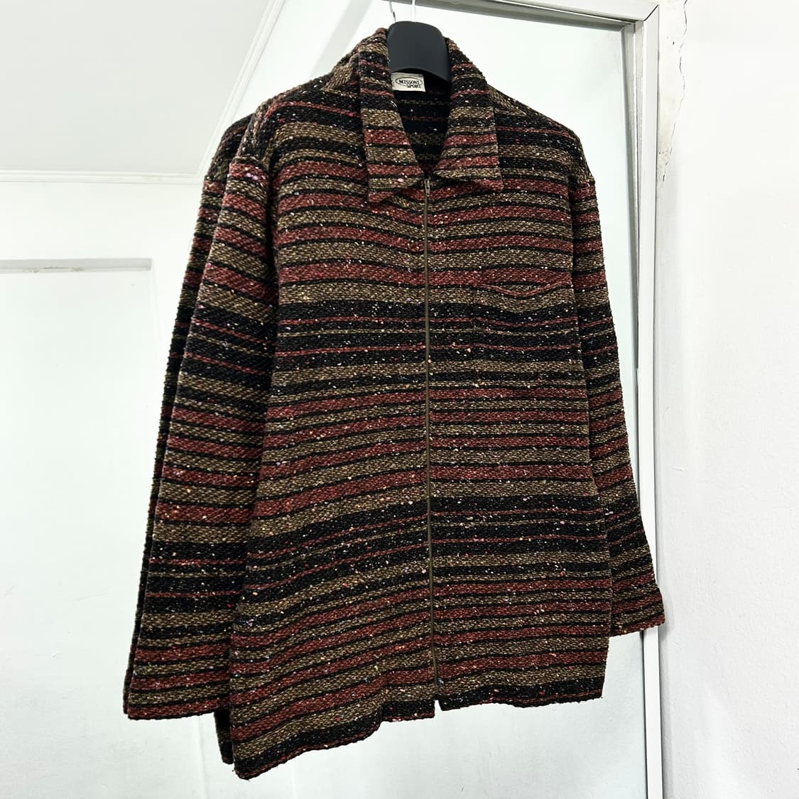 미쏘니 카라넥 니트 자켓 상품이미지4