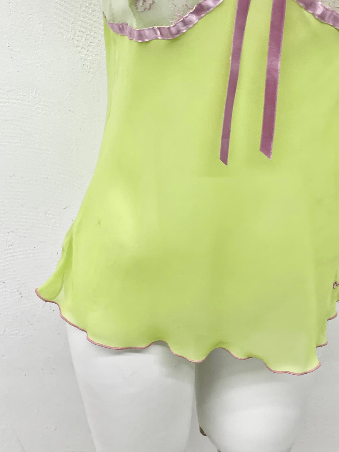 페어리 시어 자수 슬립 핀터깔 상품이미지3