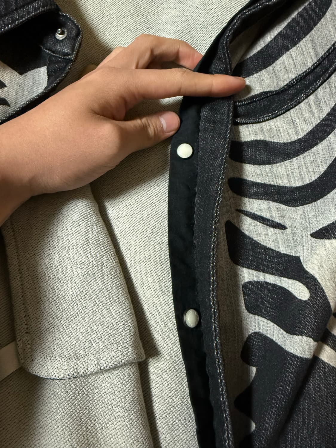 [XXL] 벤슨(밴슨) 스켈레톤 본 셔츠 팝니다 상품이미지7