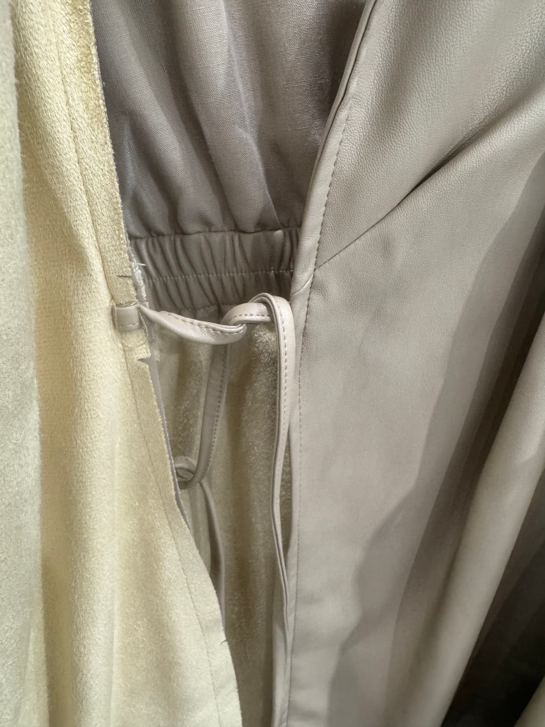 zara 페이크레더 랩 원피스 상품이미지6