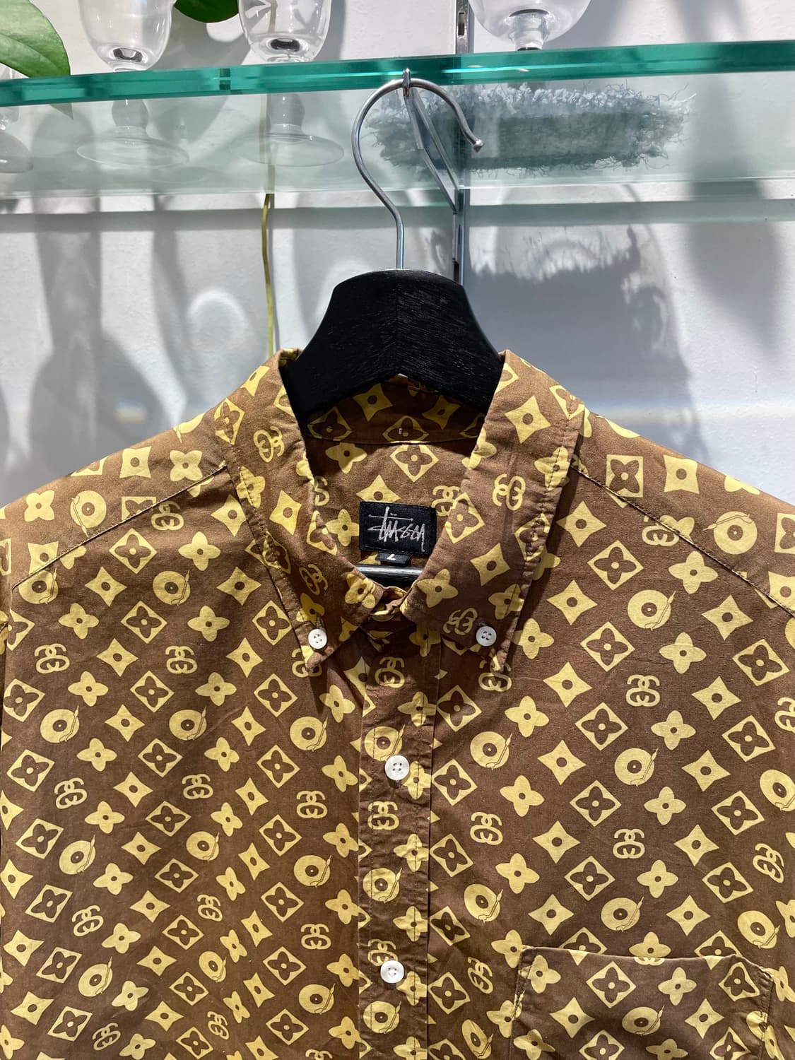 스투시 monogram shirt 상품이미지3