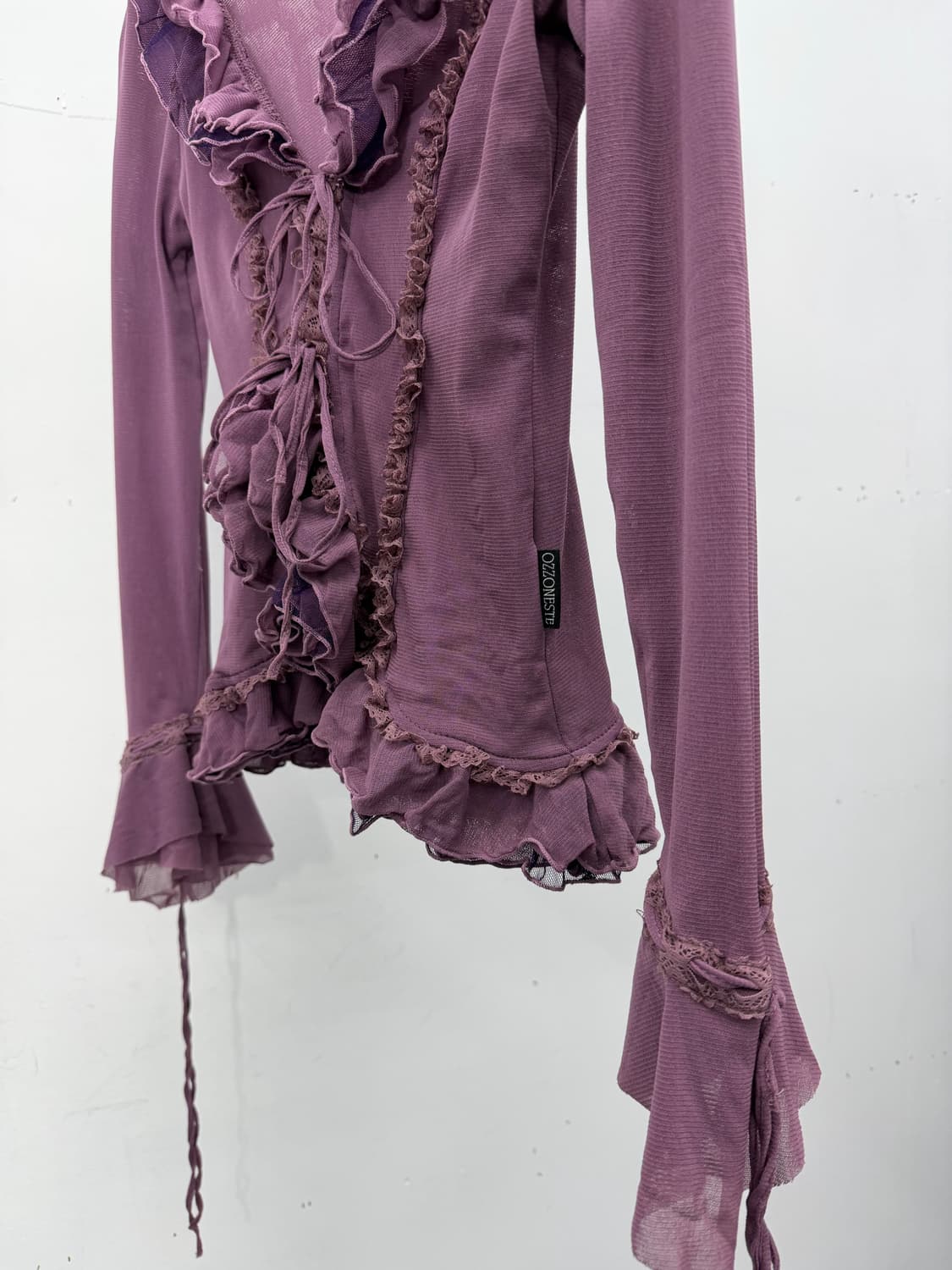 Ozz Oneste shirring cardigan 상품이미지9