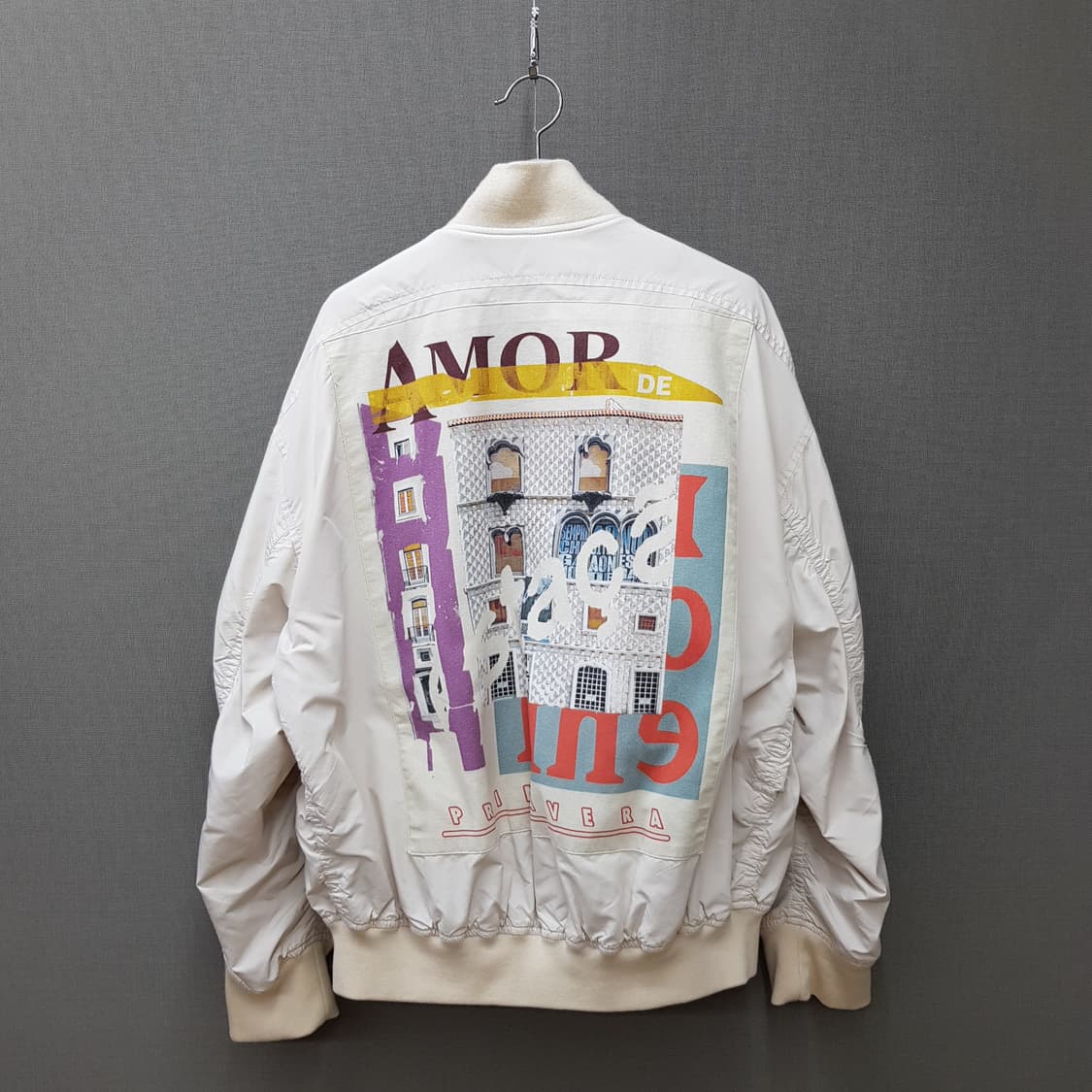 한섬 타임 그래픽 백프린팅  점퍼 F사이즈 상품이미지4