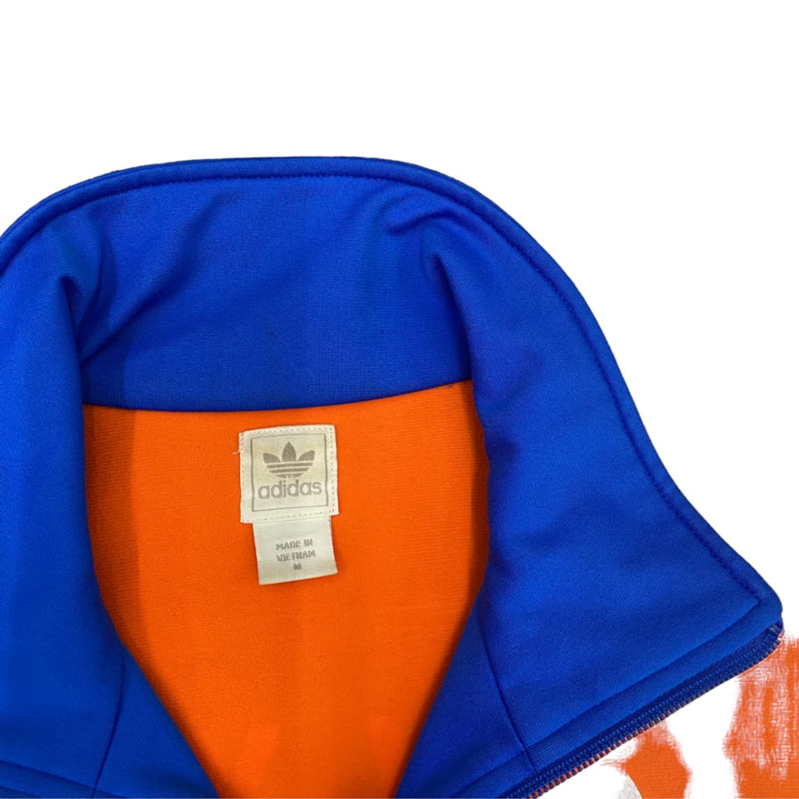 아디다스 뉴욕 오렌지 배색 스카이 블루 트랙탑 M 상품이미지4