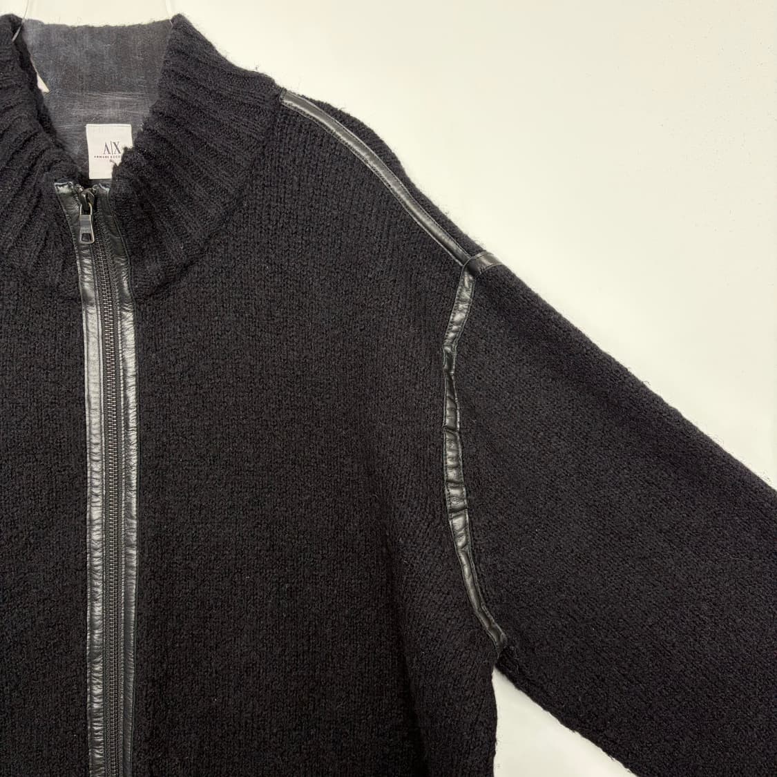 아르마니 익스체인지 니트 집업 가디건 상품이미지4