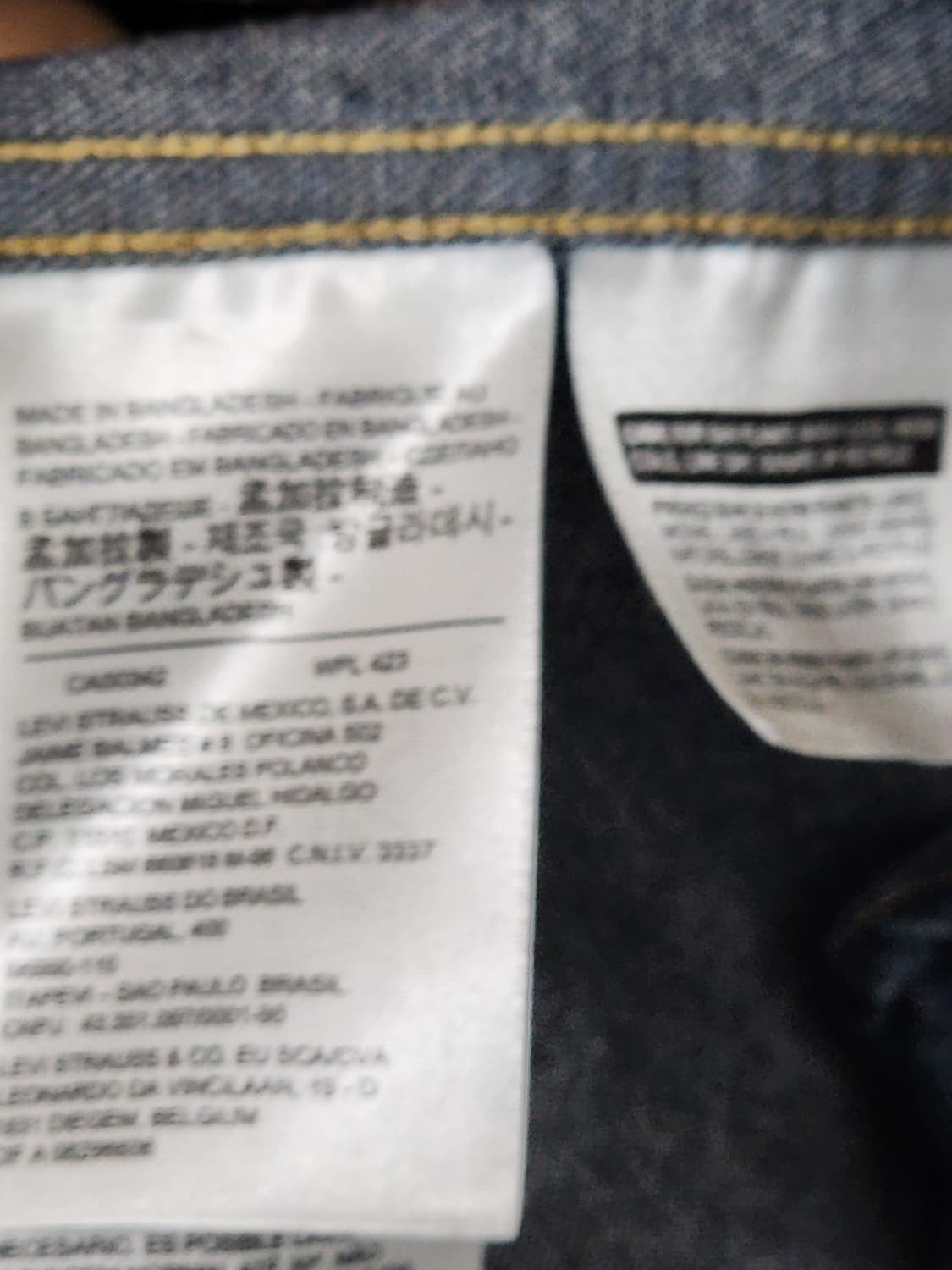 (M) 리바이스 청남방 진청 데님셔츠 웨스턴 레드탭  상품이미지6