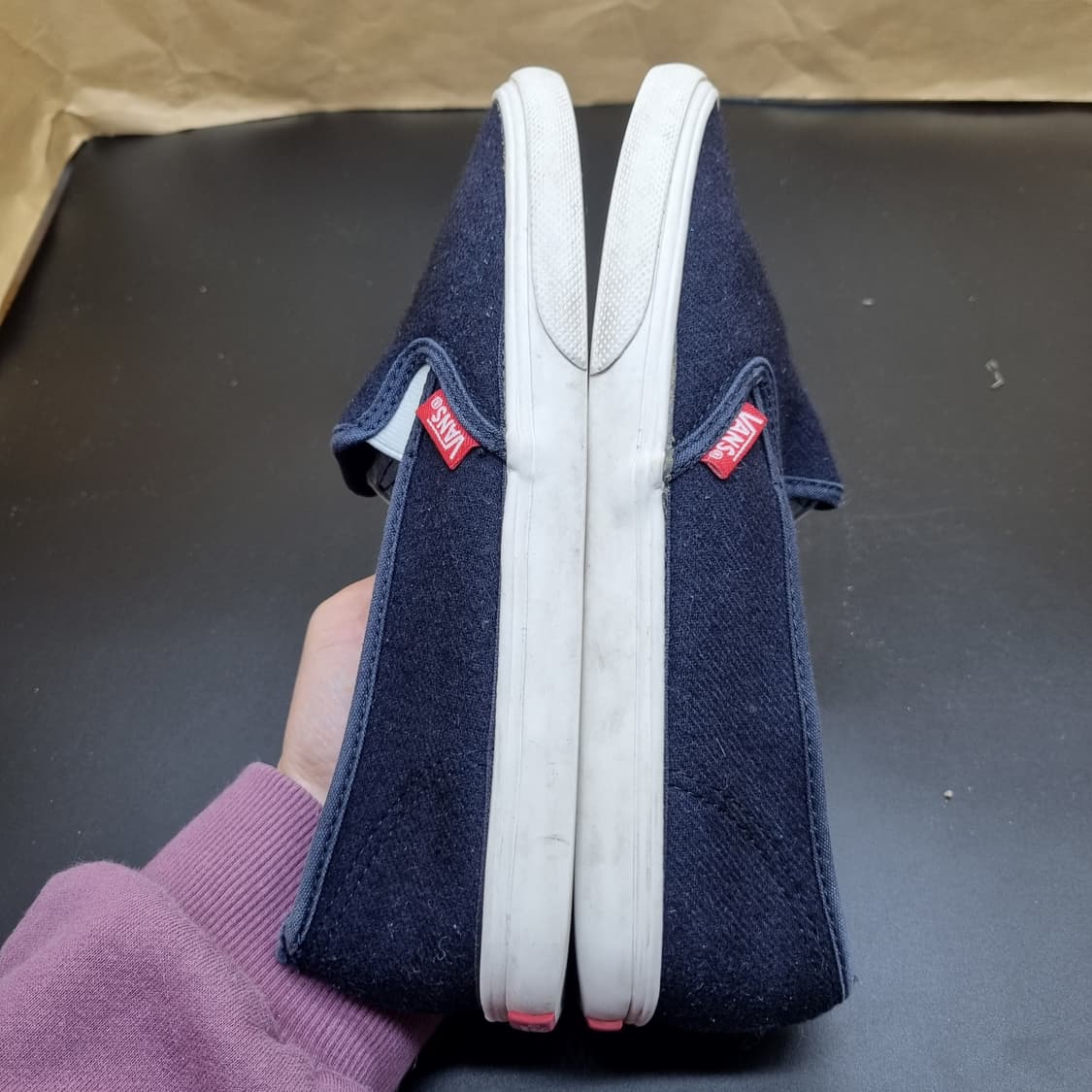 반스 네이비 여성슬립온240  상품이미지5