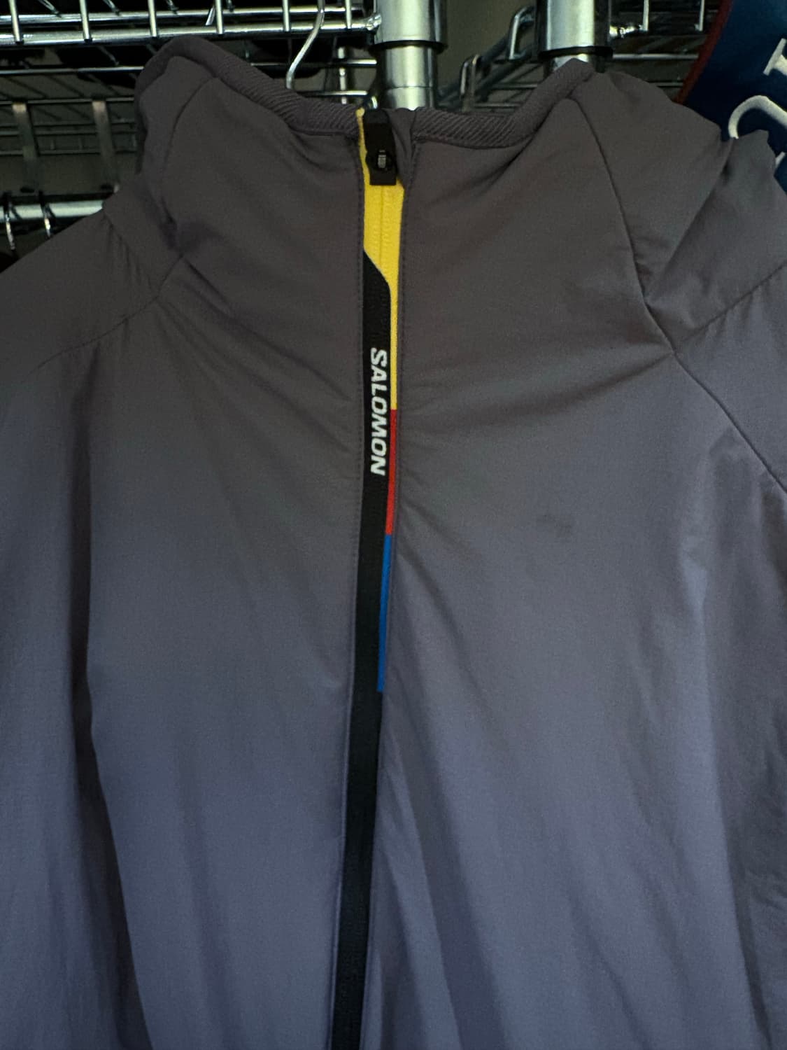 살로몬 모디세이 패딩 자켓 퍼플그레이 L 상품이미지3