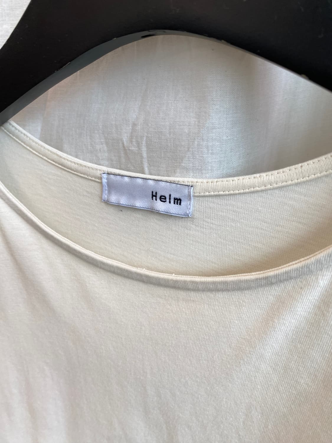 HELM 아이보리 숏슬리브탑(L) 상품이미지5