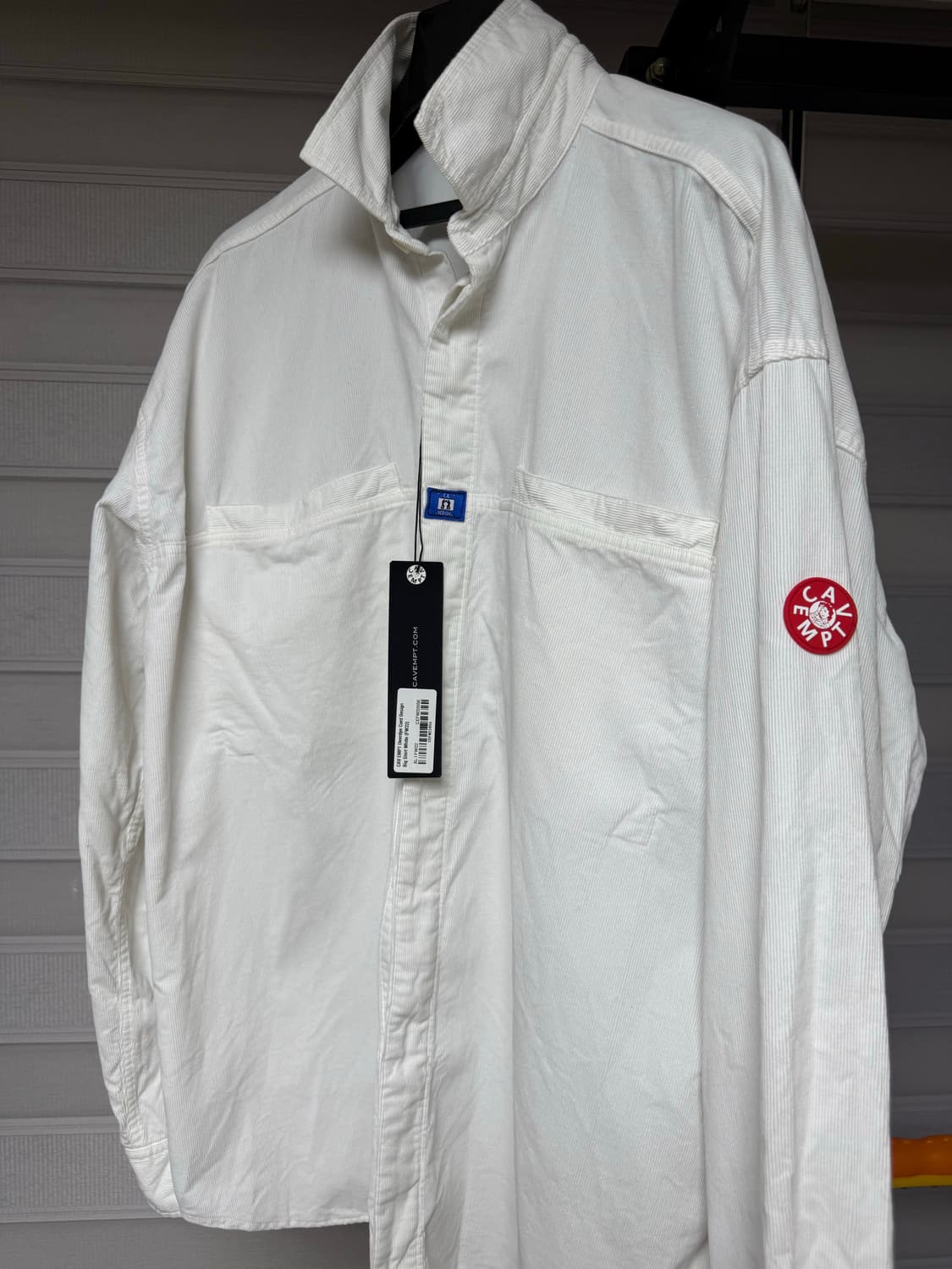 25SS 카브엠트 오버다이 코드 디자인 빅 셔츠 상품이미지1