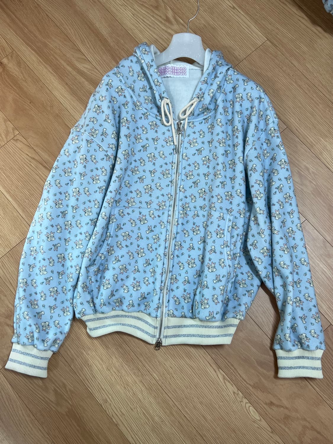 민지에나 래빗 플러피 후드 셋업 상품이미지9