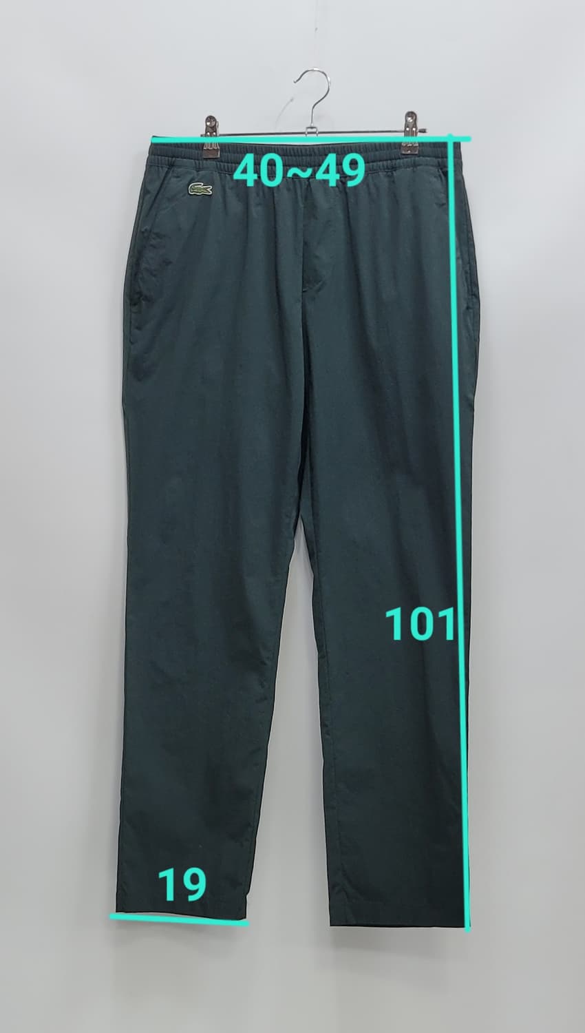 LACOSTE 24FW 라코스테 우븐 셋업 베이직 팬츠 / 남 M 카키  상품이미지10