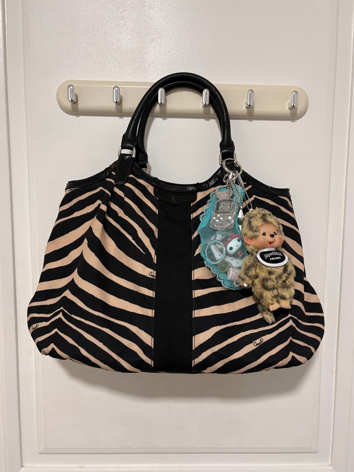 Coach zebra pattern bag 상품이미지3