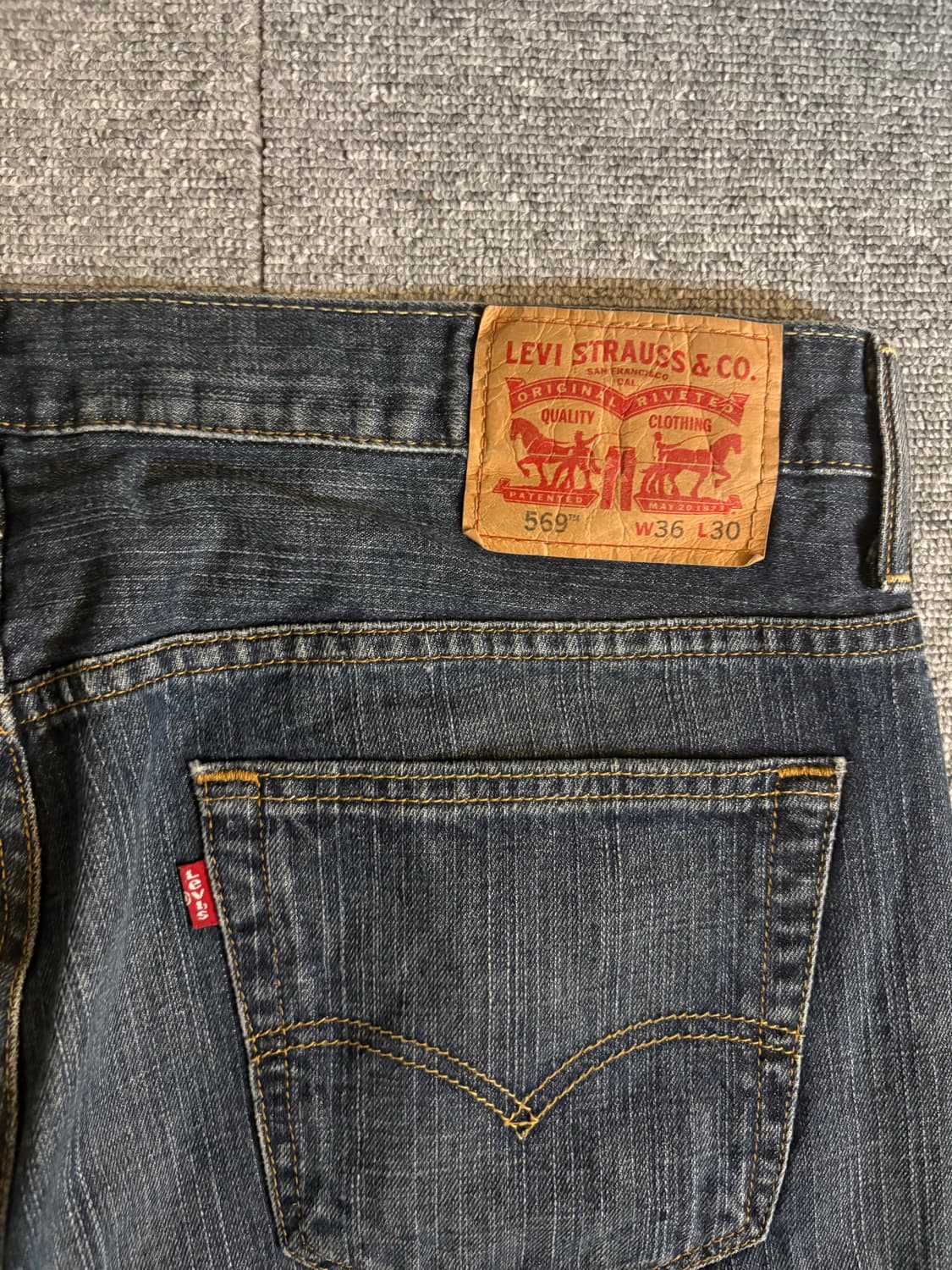 [W36  L30] 리바이스569 데님팬츠/ 08 상품이미지4