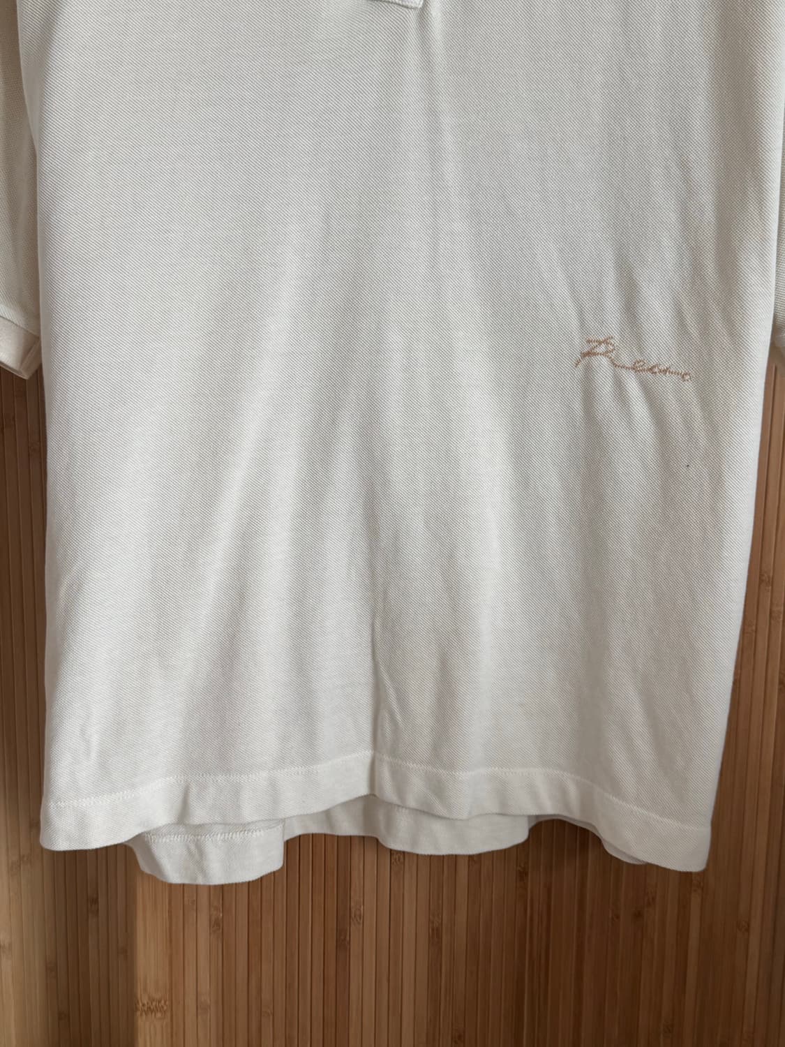 렉토 RECTO 23SS 피그먼트 카라 티 L / 1회착 S급 상품이미지10