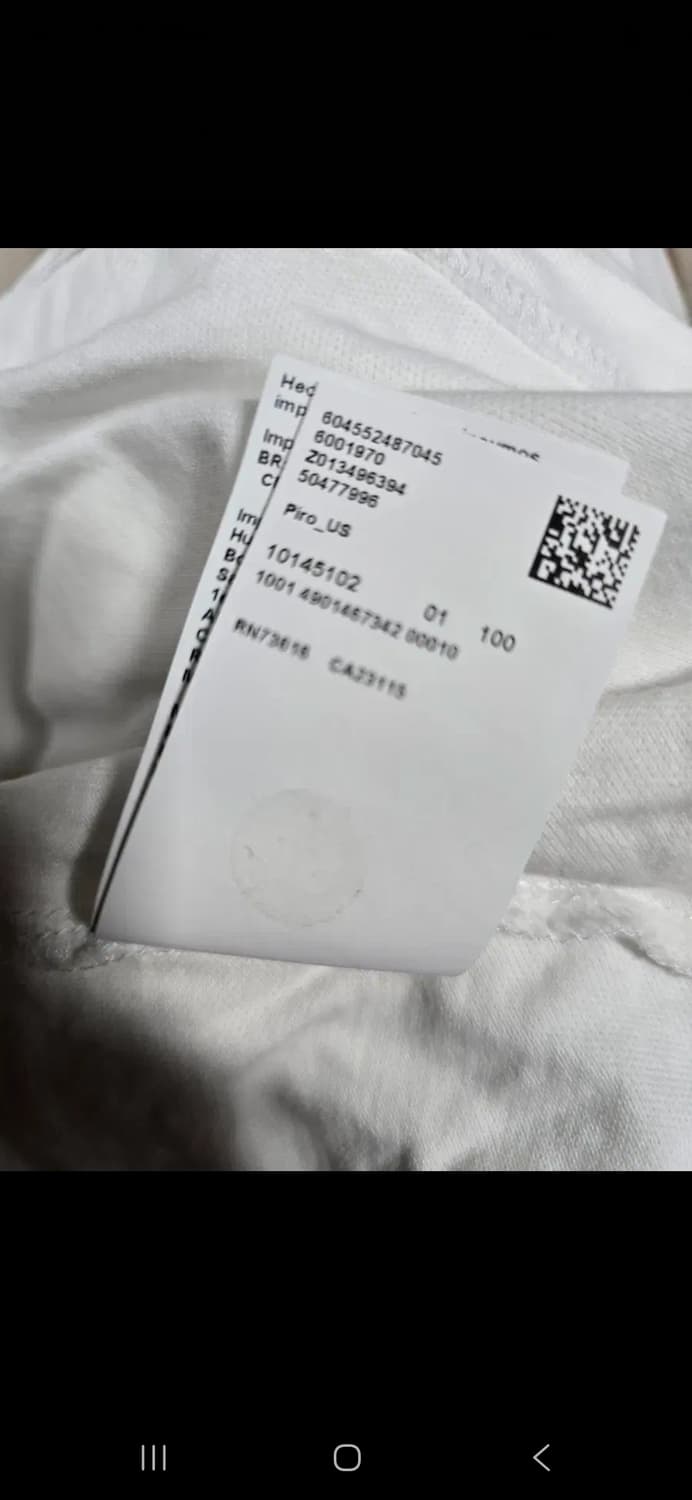 휴고보스  남자 반팔카라티.     싸이즈 100. 상품이미지6